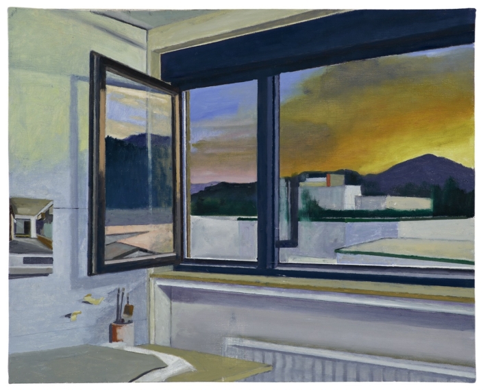 Martin Kasper, «Abend», 2023, Öl auf Leinwand, 60 x 70 cm