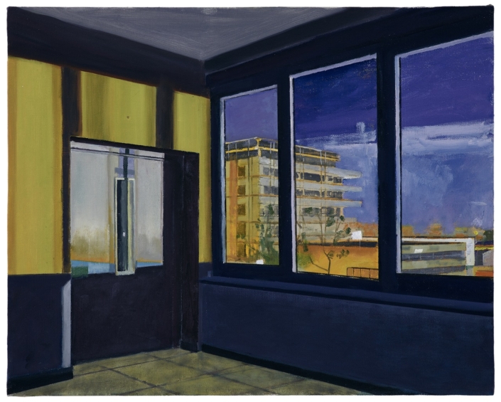 Martin Kasper, «Nacht», 2023, Öl auf Leinwand, 60 x 70 cm