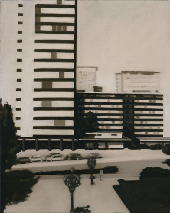 Pascal Danz, «ort» 1999, Öl auf Leinwand, 100 x 80 cm