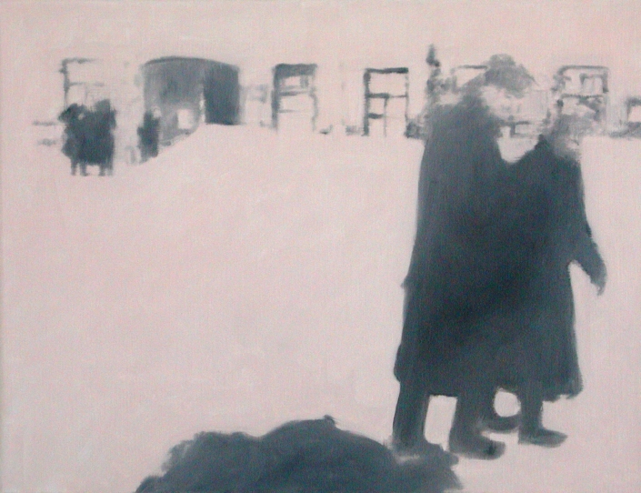 Pascal Danz, «vanishing» 2004, Öl auf Leinwand, 50 x 65 cm
