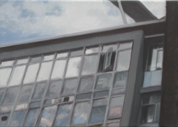Pascal Danz, «Holborn» 2006, Öl auf Leinwand, 25,2 x 35,5 cm