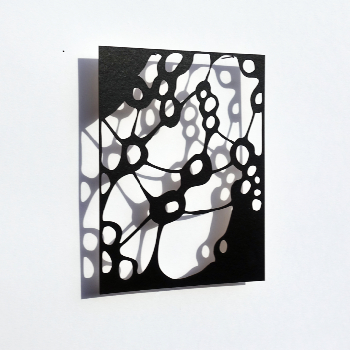 Bodo Korsig «Splash Bombs» 2023 Cardboard/Pigment, 26 x20 cm