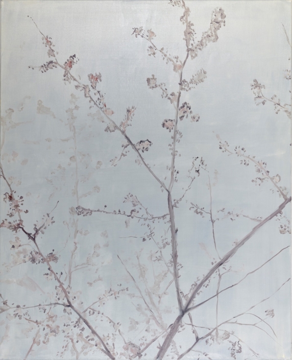 Kotscha Reist, «Lentenbloesems 1», 2023, Öl auf Leinwand, 160 x 130 cm