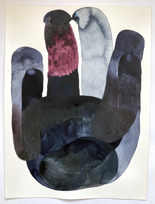 Andrea Heller, «untitled», 2023, Tusche auf Papier, 31 x 23 cm