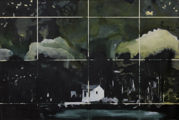 Kotscha Reist, «Foreign Country», 2023, Öl auf Leinwand, 130 x 180 cm