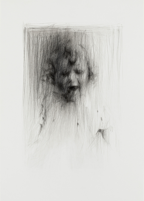 Christian Denzler, «Kind», Farbstift auf Papier, 60 x 44 cm, 2023