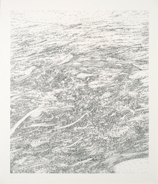 Filip Haag, «Klörifan», 2013, Bleistift auf Papier, 80 x 70cm
