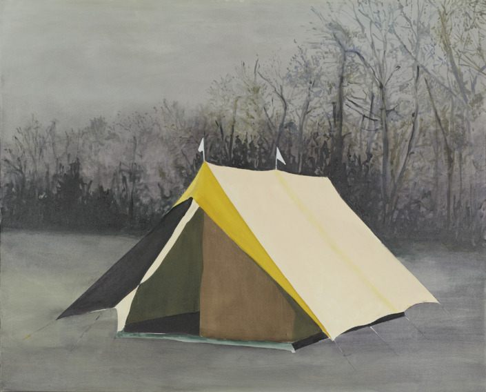 Shelter, 2020, Oel auf Leinwand, 130 x 160 cm