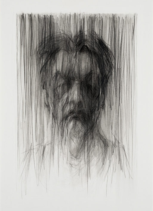 Christian Denzler, «Luciano», Farbstift auf Papier, 80 x 59 cm, 2023