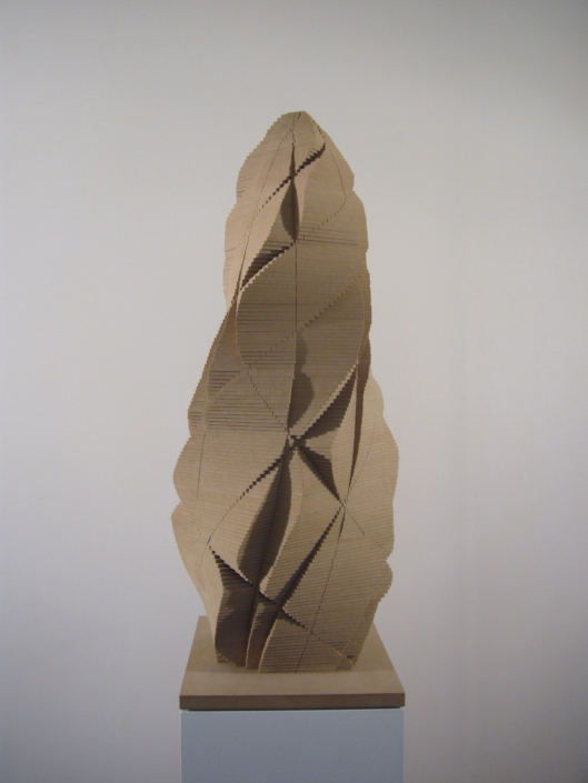 Bendicht Gertsch, «Eiger» 2007, Schichtplastik Pressholz, Höhe 78.5 cm