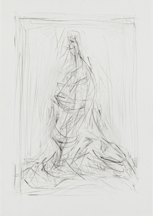 Christian Denzler, «Stilleben», Farbstift auf Papier, 60 x 44 cm, 2023