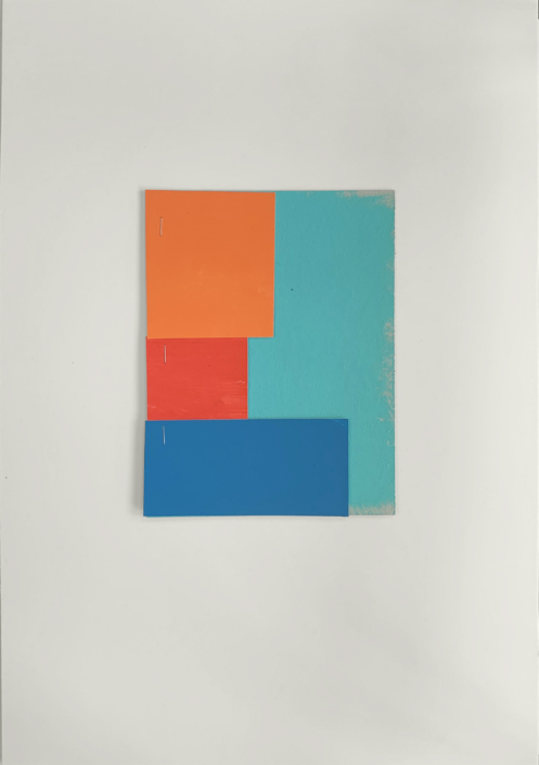 Dominik Stauch «Manual», 2023 Collage, 21 x 16.5 cm (montiert auf Museumkarton 50 x 35 cm)