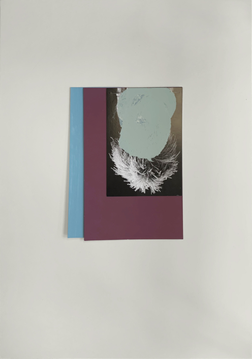 Dominik Stauch «Manual», 2023 Collage, 21 x 16.5 cm (montiert auf Museumkarton 50 x 35 cm)